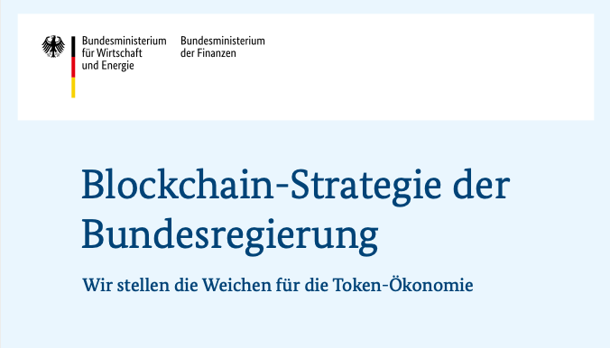 Titel Blockchain-Strategie der Bundesregierung