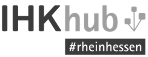 IHK Hub Logo Schwarz Weiß
