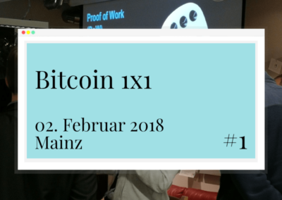 Bitcoin 1×1 – Genesis Meetup