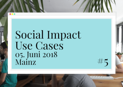 Blockchain Social Impact Use Cases – Meetup #5